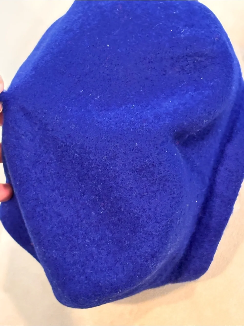 Gucci GG Royal Blue Wool Beret Size 58cm M